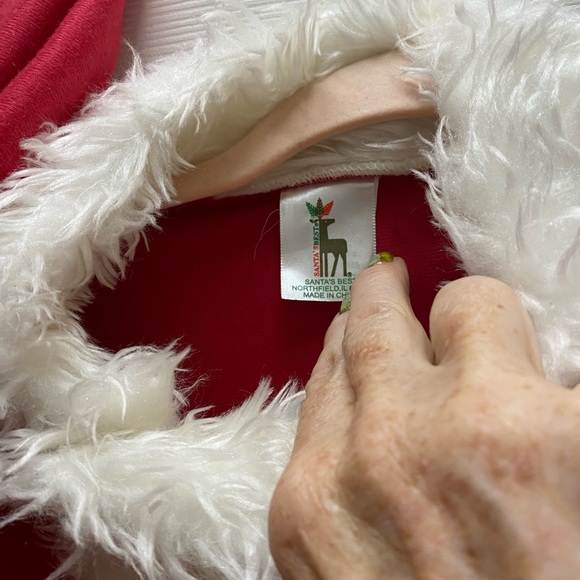 Mrs Clause santa suit set- so cute! Great red! - Picture 6 of 7